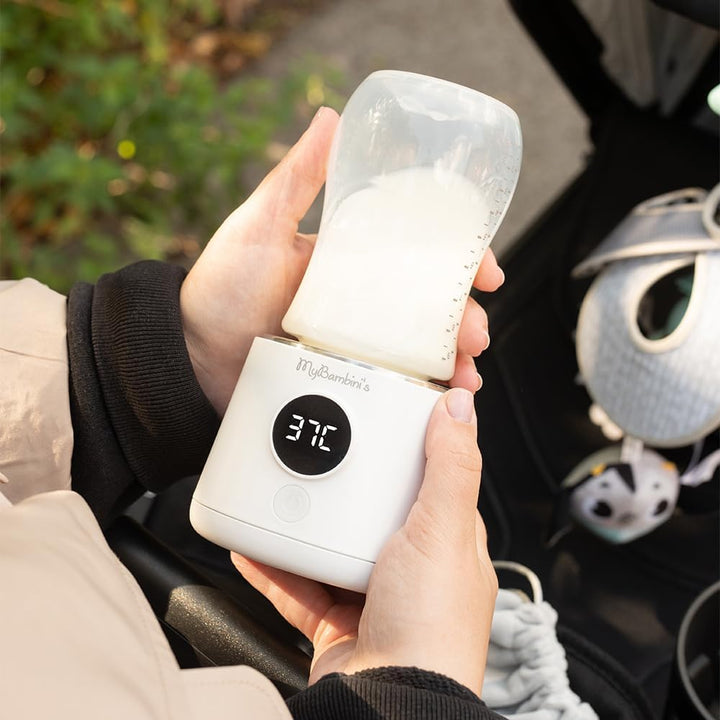 Chauffe-biberon Portable MyBambini's MAX™ Rapide Réglable Voyage Lait Maternel Universel